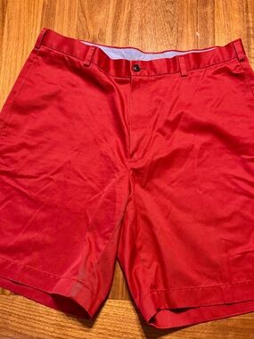 Brooks Brothers 346 Shorts Mens 35 Red 9 “ Preppy Classic Advantage Chino Short